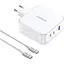 Зарядный комплект блок и кабель Ugreen CD289 140W 3 выхода (15339) белый - миниатюра 2
