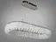 Подвесная люстра 505-L800x350CH хром хрусталь 40Вт LED - миниатюра 3