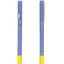 Чохол Epik TPU+PC Bichromatic для Apple iPhone 11 Pro Max 6.5 Blue/Yellow - мініатюра 3