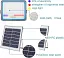 Светодиодный переносной LED прожектор-фонарь с солнечной панелью влагозащита IP66 6000К 176led 400Вт - миниатюра 4