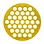 Пластикова пельменниця (форма для приготування пельменів) Ø 26 см Жовтий 84635 - мініатюра 1