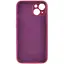 Чохол Epik Silicone Case Full Camera Protective (AA) для Apple iPhone 15 Plus (6.7) Бордовий/Plum - мініатюра 2