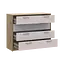 Комод Doros Ронди Дуб Артизан/Кашемир 4 ящика 100х40х82 (41516187) - миниатюра 5