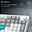 Клавіатура GamePro Asgard Drakkar Keychron Super Red Switch Wireless/Bluetooth/USB White бездротова (MK305WH) - мініатюра 17