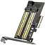Контроллер плата расширения Ugreen CM302 M.2 M-Key+M.2 B-Key to PCI-E 3.0 х 4 Expansion Card (70504) - миниатюра 1