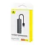 USB-хаб Baseus UltraJoy Series 4in1 USB-A to USB 3.0 15cm Gray (B0005280B811-00) - мініатюра 5