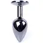 Анальна пробка Boss Of Toys Boss Series - Jewellery Dark Silver Plug Black S, BS6400029, Срібний / Чорний - мініатюра 6