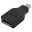 Переходник mini DisplayPort M --> DisplayPort F, черный - миниатюра 1