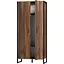 Шафа лофт закрита ОП-654 Orange-Line 860х400х1900 Чорний/Дуб Бароко рістретто - мініатюра 1