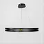Люстра с подвесным черным кольцевым корпусом Ø 80 см | Ст. MJ264-800 | Line F - миниатюра 5