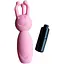 Вибратор с дополнительными усиками и улыбкой Розовый K0128-1 - миниатюра 1