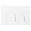 Клавіша змиву Volle Cuadro Evo білий 222114, Білий - мініатюра 1