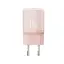 Мережевий зарядний пристрій XO L157 1USB QC3.0 18W charger Рожевий - мініатюра 1