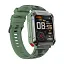 Смарт-годинник з навушниками LEMFO T93 силіконовий ремінець Black Green (16343) - мініатюра 1