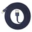 Кабель Baseus Cafule Cable USB For iP 1.5A 2m Gold+Blue - мініатюра 3