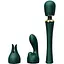 Вибромассажер с насадками Zalo Kyro Wand Turquoise Green - миниатюра 1