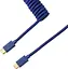 Кабель Keychron Type-A/Type-C Coiled Cable Blue (CABL_KEYCHRON) - мініатюра 2