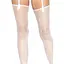Панчохи Leg Avenue Daisy Dot Fishnet Stockings One Size White - мініатюра 2