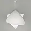 Люстра з 2-ма білими фігурними пластинами із полімерного текстилю | Арт. PL 051-700*950-2 | Line F - мініатюра 6