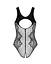 Боді Obsessive B335 crotchless teddy S/M/L - мініатюра 4