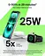Зарядний пристрій бездротовий Belkin UltraCharge 2-in-1 Foldable Magnetic Charging 25Вт, білий - мініатюра 5