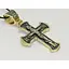 Золотой крестик Харьковская ювелирная фабрика. Распятие Христа. 11538-ЧЕВРО - миниатюра 2