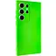 Чехол TPU Getman Liquid Silk Full Camera для Samsung Galaxy S24 Ultra Салатовый/Neon Green - миниатюра 2
