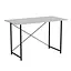 Стол письменный Line Лайт Ferrum-decor 750x1200x600 Черный металл ДСП Белый 16 мм (FRD-104857) - миниатюра 1