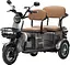 Електроскутер Триколісний 4-місний Crosser TR-4 VAGON (800W, 72V,20Ah) Сірий - мініатюра 1