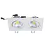 Світильник стельовий Brille LED врізний LED-173/2x5W NW WH 32-192 - мініатюра 2
