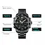 Чоловічий наручний годинник Skmei 1649 (Чорний) - мініатюра 7