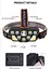 Яркий мощный аккумуляторный налобный фонарь Headlight CLT28 20 светодиодов 35Вт сверхяркий фонарь - миниатюра 3