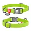 Ошейник для собак водостойкий Waudog Waterproof с QR-паспортом пластиковая пряжка-фастекс Ш 25 мм Д 38-58 см салатовый - миниатюра 1