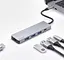 USB-хаб Proove Type-C-хаб Iron Link 5 в 1 (3*USB3.0 + Type C + HDMI) silver (HBIL00010604) - миниатюра 4