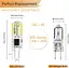 Світлодіодні лампи I-SHUNFA G4 змінного струму 230 В, прохолодний білий 6000K, 1,4 Вт, еквівалентний галогену 14 Вт, 150LM - мініатюра 3