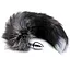 Анальна пробка Alive Anal Pleasure Black White Fox Tail L 9 см (сріблястий) - мініатюра 1