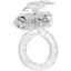 Виброкольцо Toy Joy Flutter Ring 7.5 см прозрачный - миниатюра 1