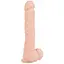 Фалоімітатор Nature Skin Large Bendable 29.5 см тілесний - мініатюра 1