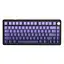 Игровая беспроводная механическая клавиатура ATTACK SHARK X85 / Три режима подключения / White Jade Switch / Purple - миниатюра 1