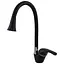 Смеситель для кухни Globus Lux Solly GLSO-0203SA-10-B01 черный матовый с боковой ручкой для надежного использования - миниатюра 1