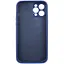 Чохол Epik Silicone Case Full Camera Protective AA для Apple iPhone 12 Pro 6.1 Синій/Deep navy - мініатюра 4