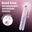 Вакуумний стимулятор клітора Satisfyer Bold Kiss рожевий-блакитний - мініатюра 6