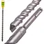 Бур по бетону Alloid Building Tools SDS-plus S4 20x450 мм (FH-20450) - мініатюра 2