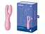 Вібратор для клітора Satisfyer Threesome 3 14 см світло-рожевий - мініатюра 2