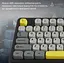 Клавіатура ігрова бездротова Ajazz AF-BGY-98 Plus Black-Gray-Yellow 2.4G/Bluetooth/USB - мініатюра 11
