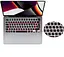 Накладка на клавіатуру DK для Apple MacBook Pro 16" 2021 - 2024 UK силікон чорний (013303) - мініатюра 8