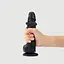 Фалоімітатор Strap-On-Me Sliding Skin Realistic Dildo M 18.5 см чорний - мініатюра 2