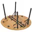 Стіл Bo-Camp Poundbury Round 90x90 cm Brown (1404656) - мініатюра 7