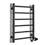 Электрический полотенцесушитель Laris Зебра Альфа ЧФЧ6 400x600 Э правый R3 73207627, Черный матовый, Правое, Электронный - миниатюра 1