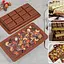 Форма силиконовая для дубайского шоколада 25х14.5х2.5 см, Kitchen Master Коричневый 87170 - миниатюра 4